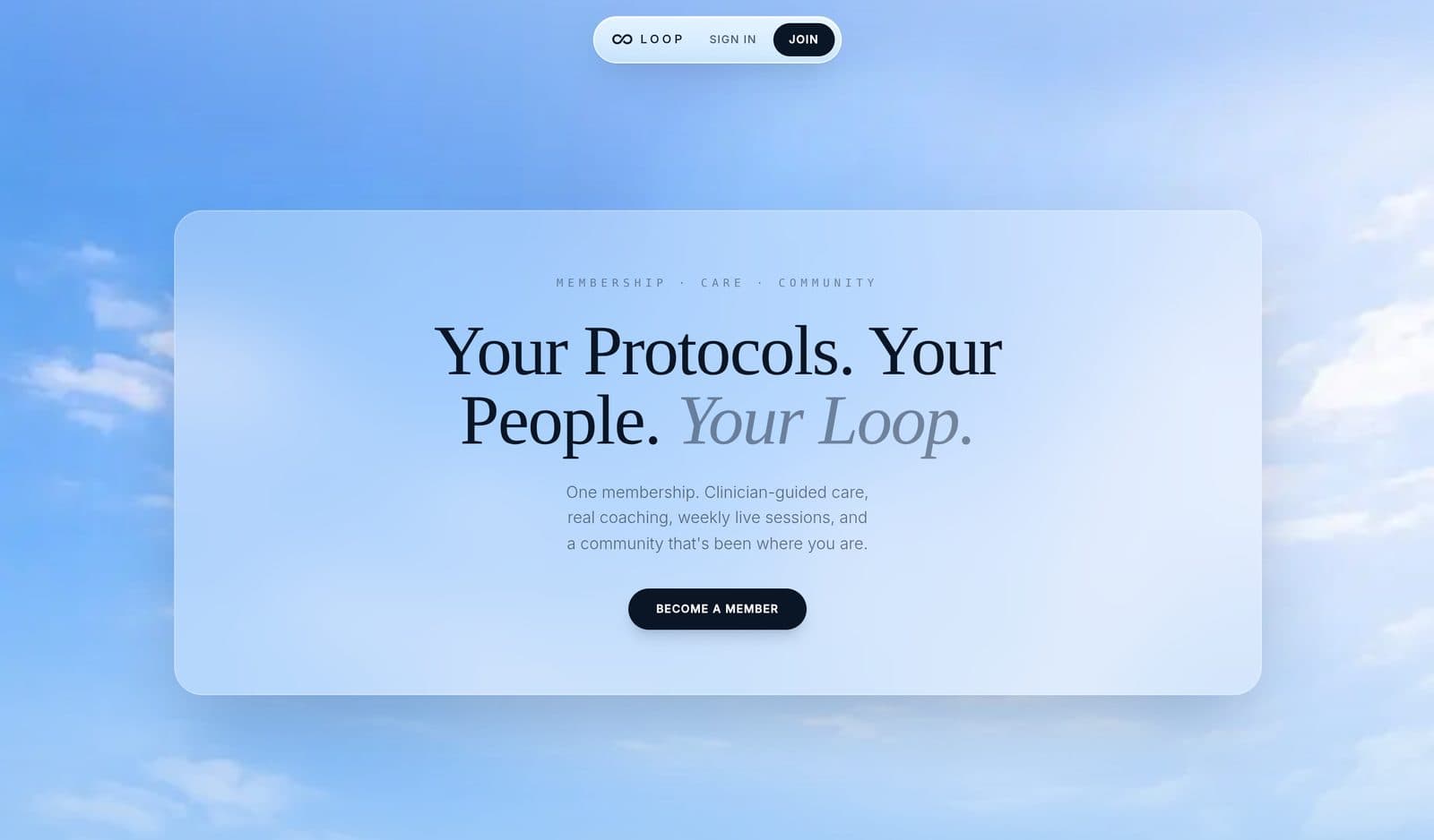 Loop, screenshot